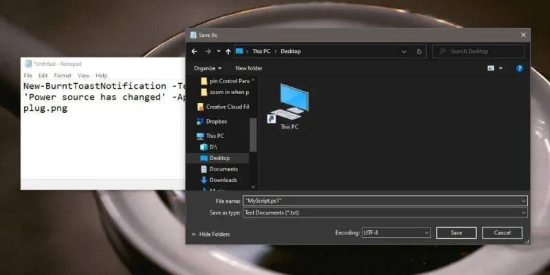 So erstellen Sie Skripte in Notepad unter Windows 10