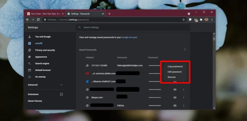 So löschen Sie Autofill-Daten in Chrome