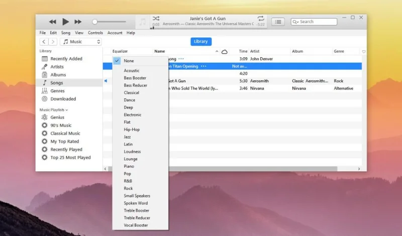 So legen Sie Equalizer-Einstellungen pro Song in iTunes fest
