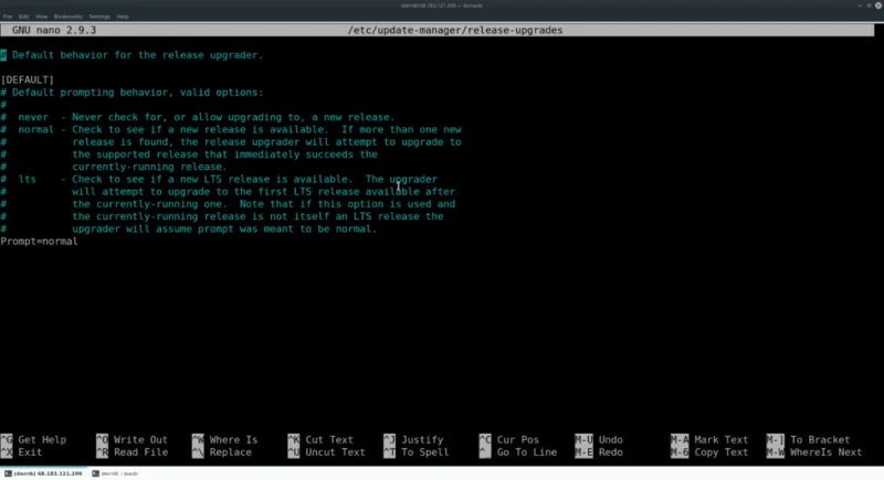 So aktualisieren Sie den Ubuntu-Server