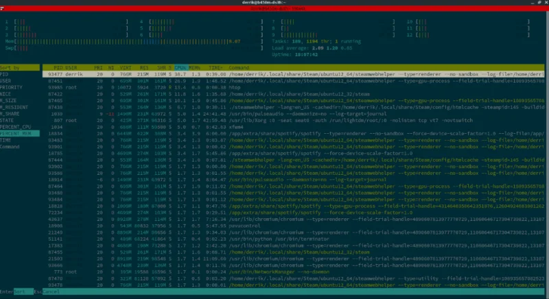 Как освободить оперативную память в Linux