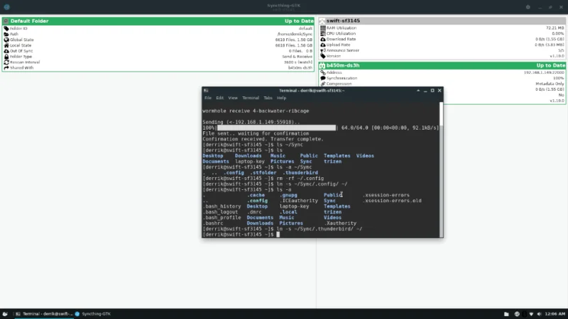 Syncthing을 사용하여 Linux에서 구성 파일을 동기화하는 방법