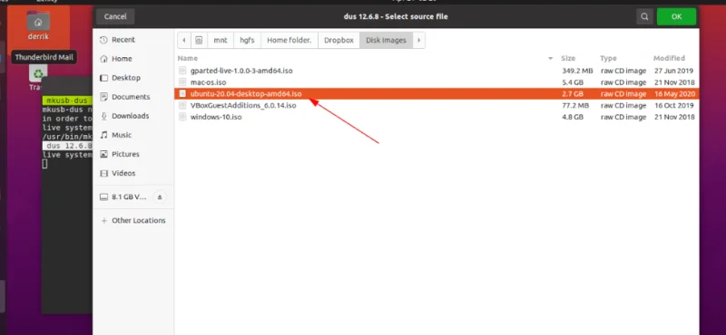 So richten Sie einen persistenten Ubuntu-USB ein