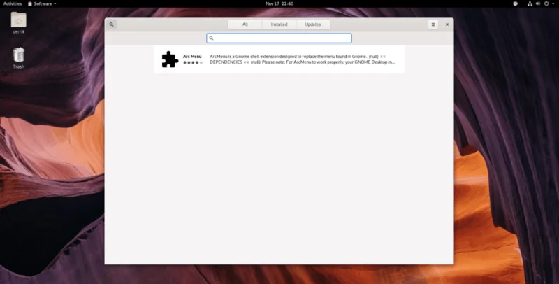如何在 Gnome Shell 中設置 Arc 菜單