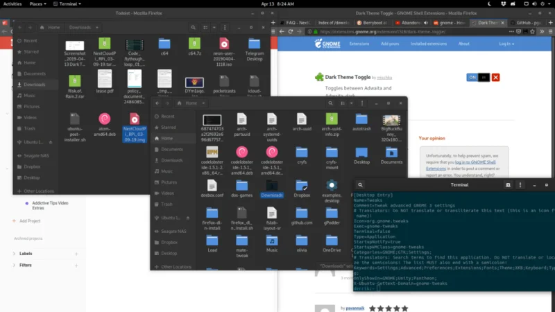 如何在 Gnome Shell 中切換到暗模式