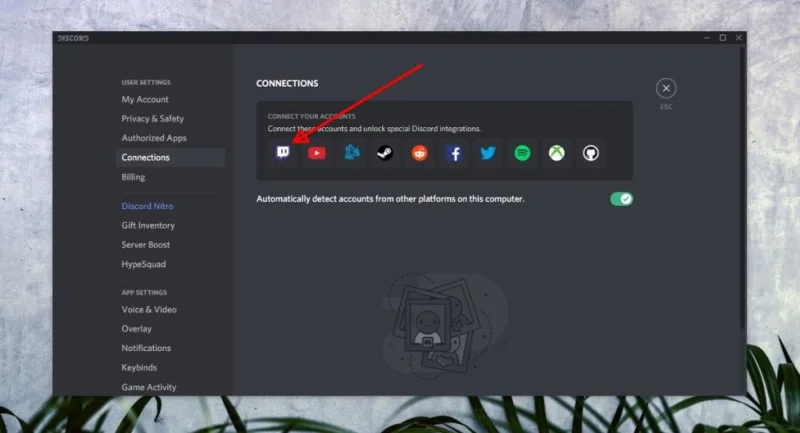 如何將 Twitch 連接到 Discord