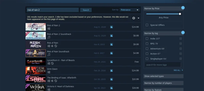 كيف تلعب Risk of Rain 2 على Linux