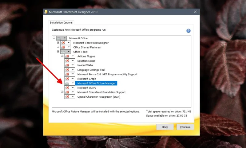 如何在 Windows 10 上獲取 Microsoft Office 圖片管理器