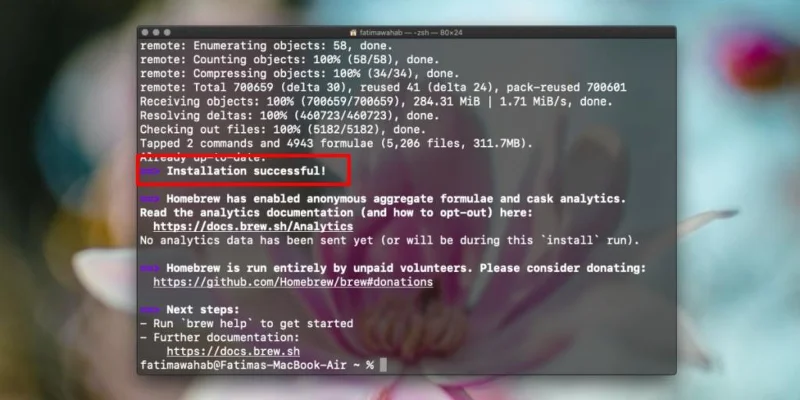 So installieren Sie Homebrew auf macOS Catalina