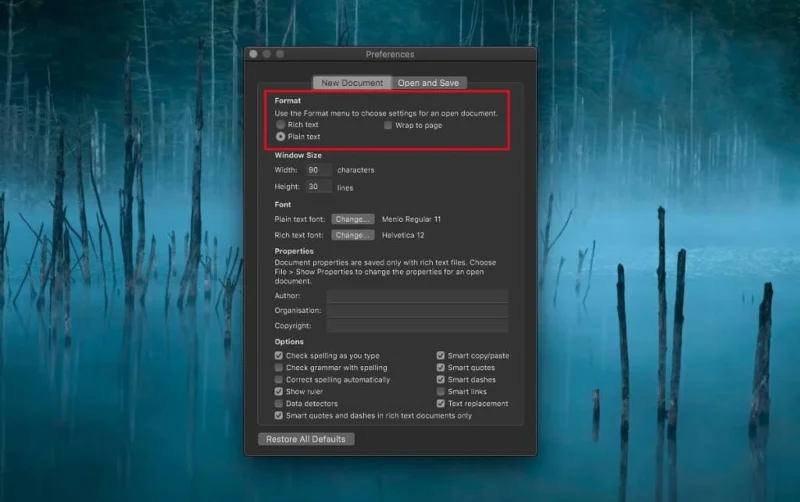 So erstellen Sie eine Textdatei mit TextEdit unter macOS