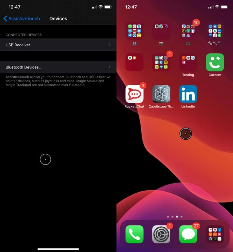 Come utilizzare un mouse Bluetooth con iPad e iPhone