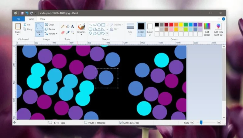 如何在 Paint 中使背景透明 (Windows 10)