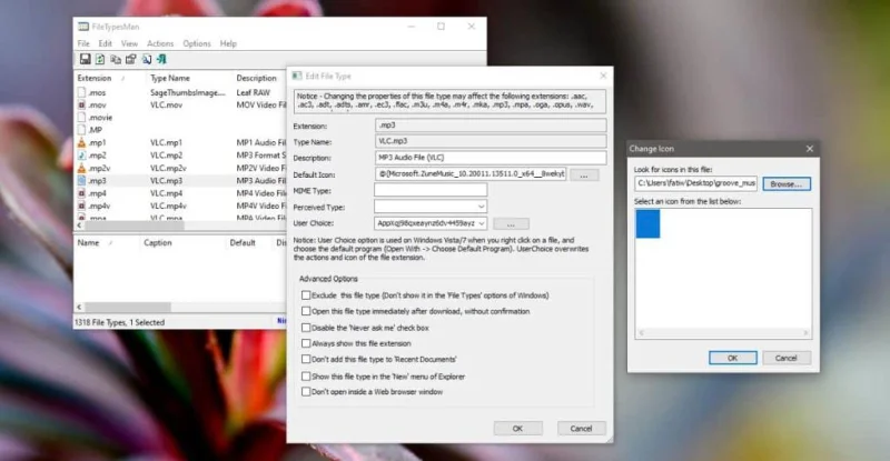 如何在 Windows 10 上更改文件類型的圖標
