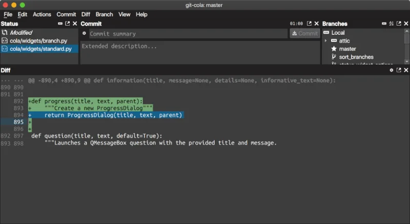 كيفية تثبيت GitCola على نظام Linux