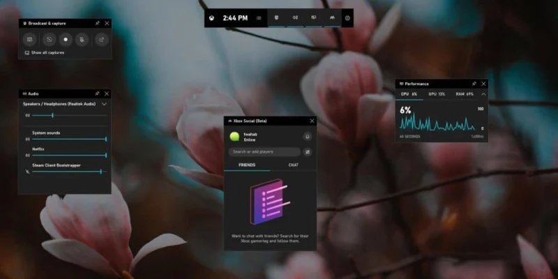 Come aggiungere la CPU, la GPU e la RAM della barra di gioco in alto su Windows 10