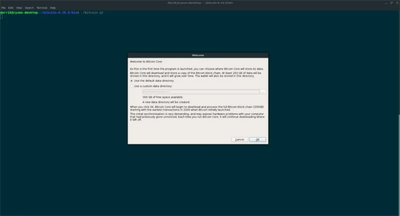如何在 Linux 上安裝和啟用比特幣核心錢包