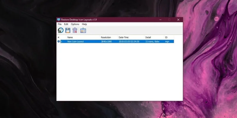 So speichern Sie das Desktopsymbol-Layout unter Windows 10