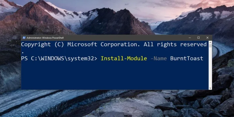 So zeigen Sie eine benutzerdefinierte Toast-Benachrichtigung unter Windows 10 an