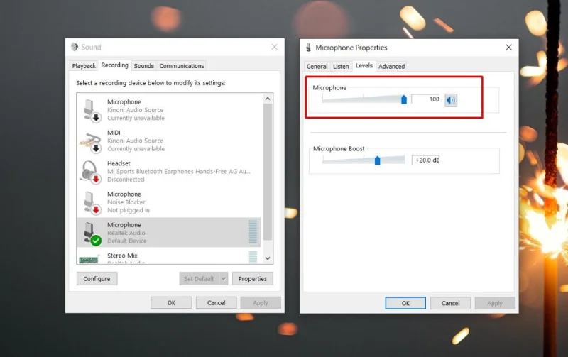如何在 Windows 10 上更改麥克風音量