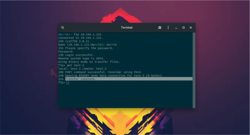 Come usare FTP dalla riga di comando su Linux