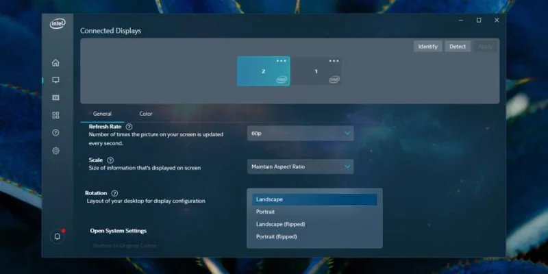 如何修復 Windows 10 上的屏幕橫向轉動