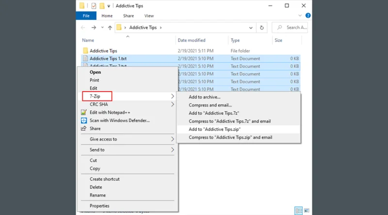 7-Zip per Windows 10: download, installazione, come usare