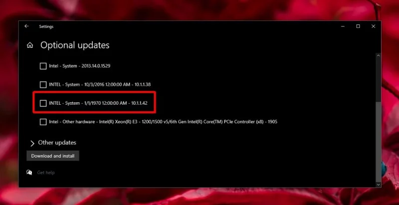 Cómo instalar actualizaciones opcionales en Windows 10