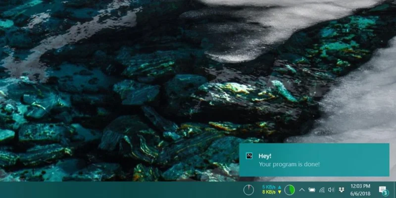 Windows 10da Komut İstemi Komutu Tamamlandığında Nasıl Uyarı Alınır
