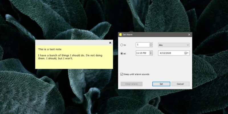 如何在 Windows 10 上安排便簽