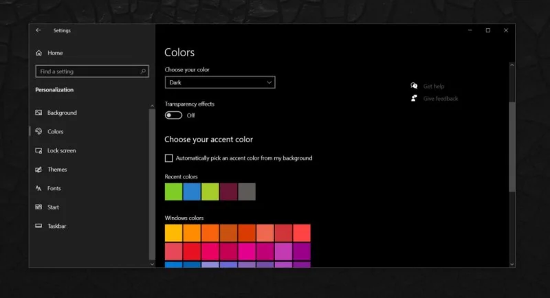 如何修復在 Windows 10 上變灰的任務欄上的顯示顏色