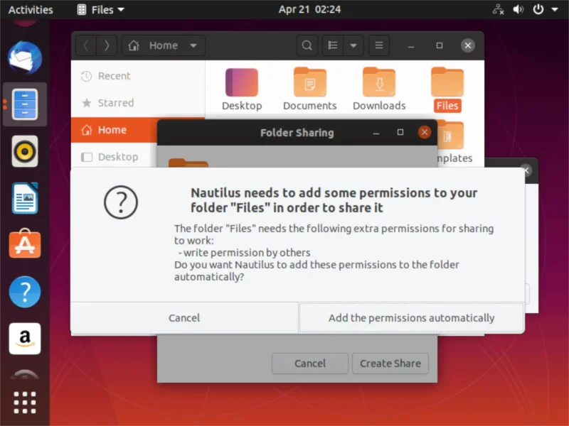 如何將文件夾從 Ubuntu PC 共享到網絡