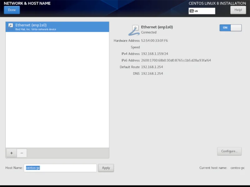 如何安裝 CentOS 8 工作站