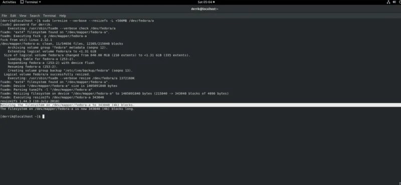 Hoe het formaat van LVM-volumes op Linux te wijzigen