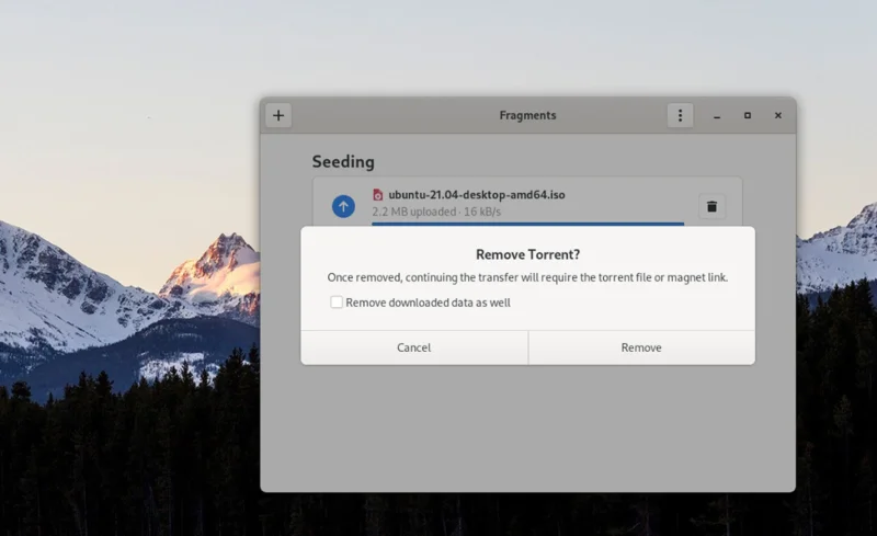 كيفية إعداد واستخدام Fragments BitTorrent Client على نظام Linux
