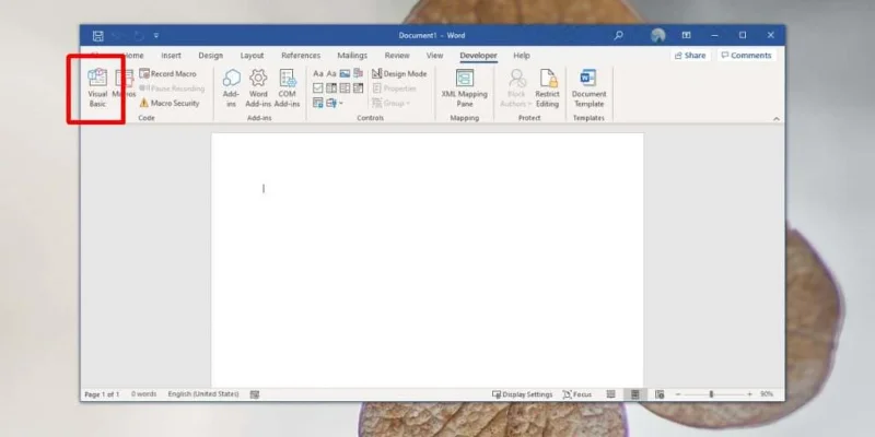 Office365アプリでVBAコードを実行する方法