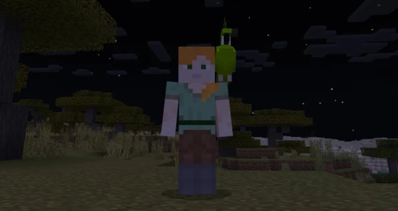 Papagei in Minecraft