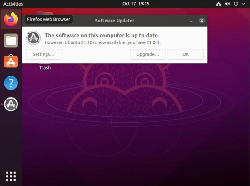 كيفية الترقية إلى Ubuntu 21.10