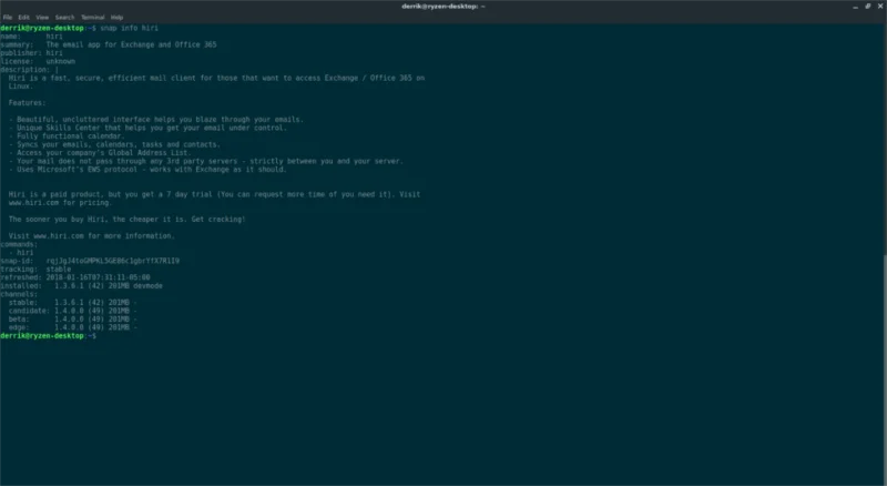 如何在 Linux 上安裝 Hiri 電子郵件客戶端