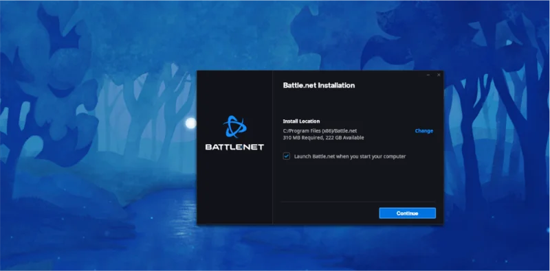 Configuration de Battlenet
