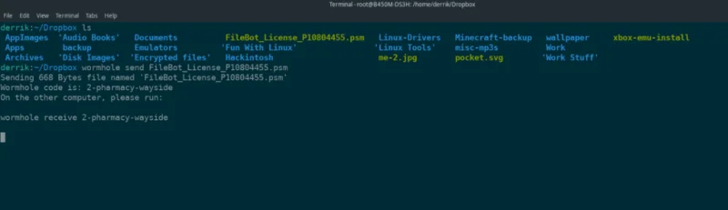 วิธีส่งไฟล์อย่างปลอดภัยบน Linux