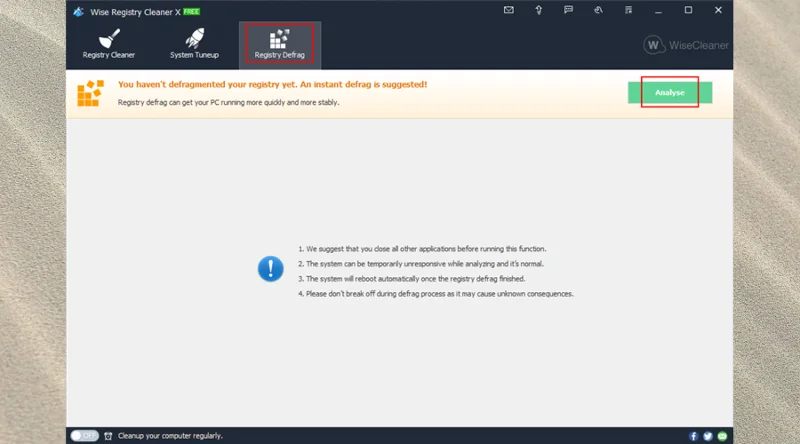 Wise Registry Cleaner (gratuito) Download e revisione rapida