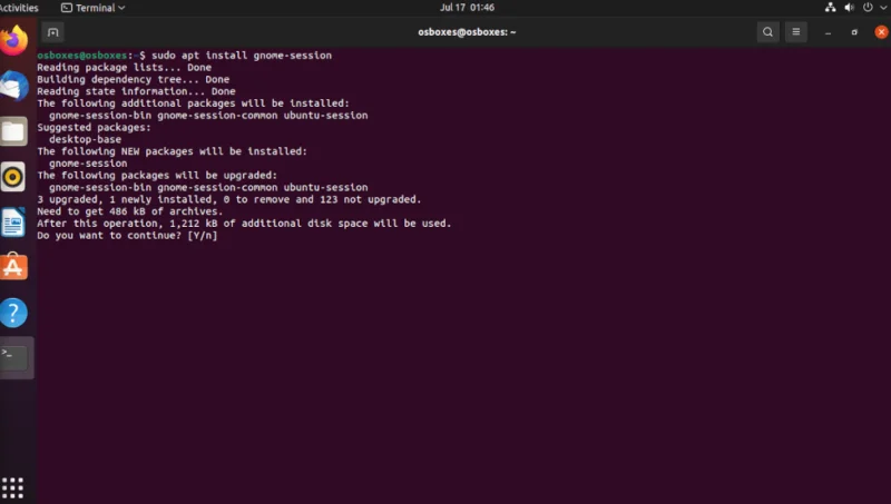 كيفية تثبيت Gnome 40 في Ubuntu 21.04