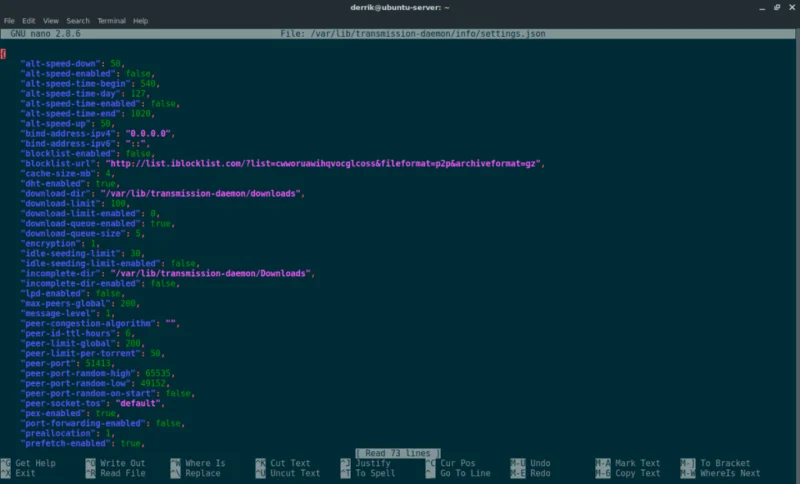 LinuxでTransmissionBittorrentサーバーをセットアップする方法