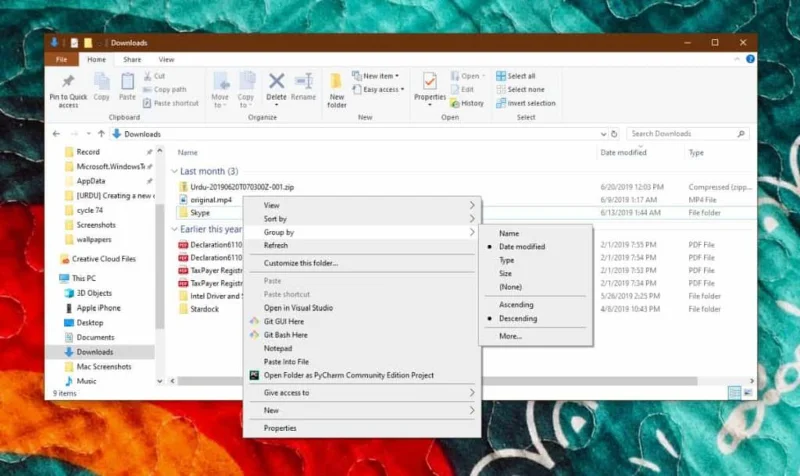 如何修復 Windows 10 1903 上的下載文件夾佈局