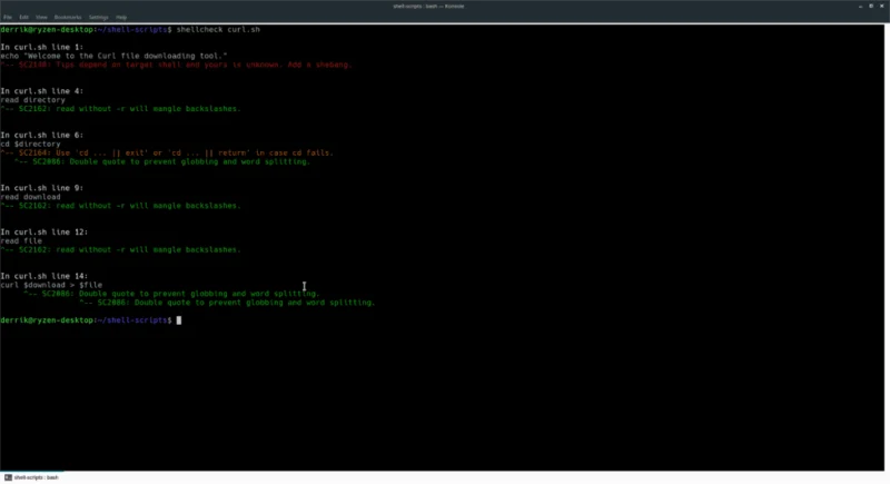 Comment déboguer les scripts Linux Bash avec ShellCheck