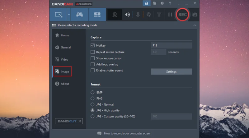 Bandicam Screen Recorder: Download, Installation, Verwendung