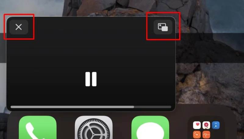Netflix Player auf dem iPhone