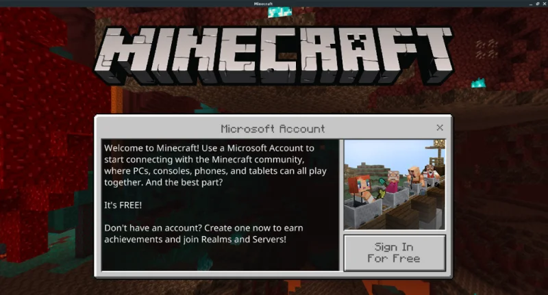 Minecraft 遊戲畫面