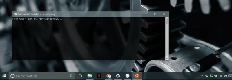 在 Windows 10 的上下文菜單中以管理員身份運行 Bash