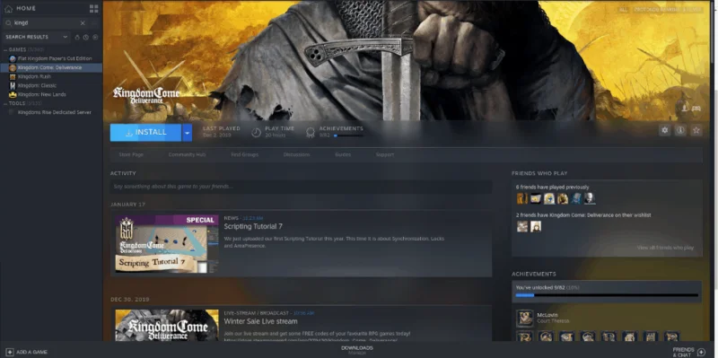 如何在 Linux 上玩 Kingdom Come: Deliverance